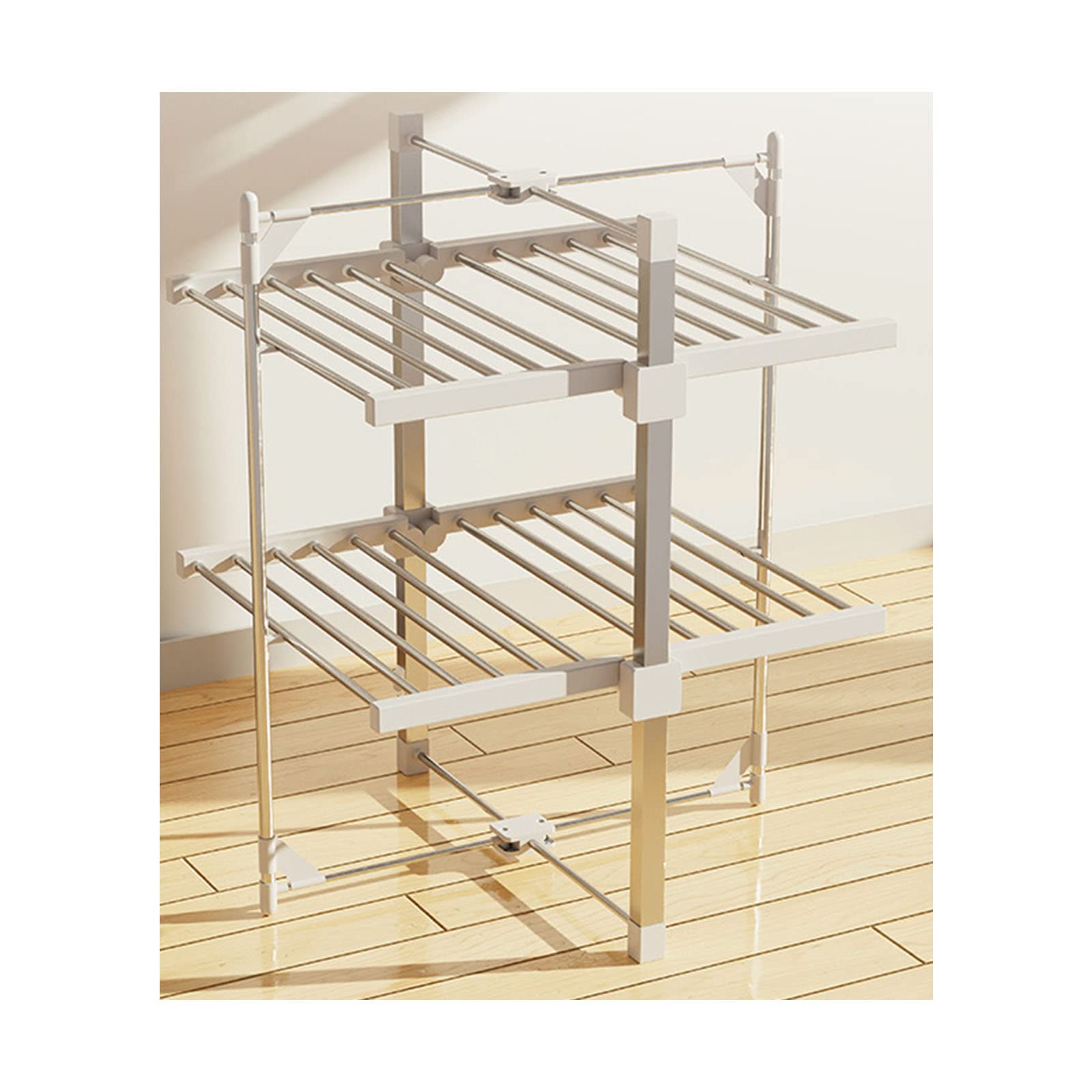 asdchZen And Drying Rack, Heated Towel Rack,Free Standing Towel Heater For Bathroom,120W,990X720X770Mm