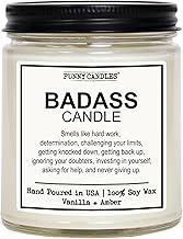 – Hilarious Congrats Gift for Graduates, Promotions, New Jobs, Boss, Good Luck, Motivational or Just Crushing Life, Vanilla Scented, 100% Soy Wax, USA Made