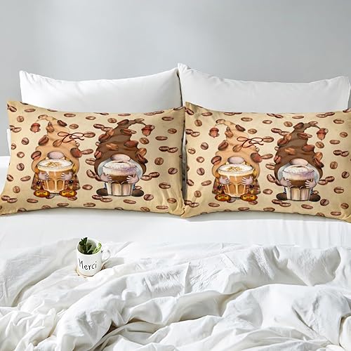 Miniatura 5 de Erosebridal Juego de funda de edredón, tamaño Queen, juego de 3 piezas, 2 fundas de almohada y 1 funda de edredón, microfibra transpirable, casa de