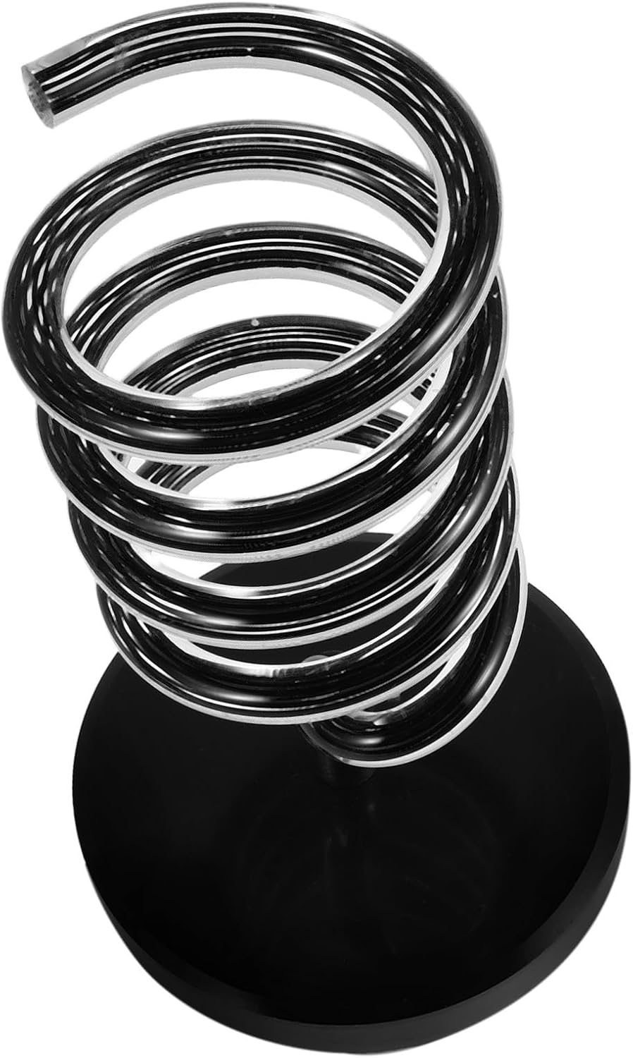 Ipetboom Hair Dryer Holder Stand with Black Marble Base Spiral Hair Dryer Rack Organizer for Bathroom and Salon for Home Use