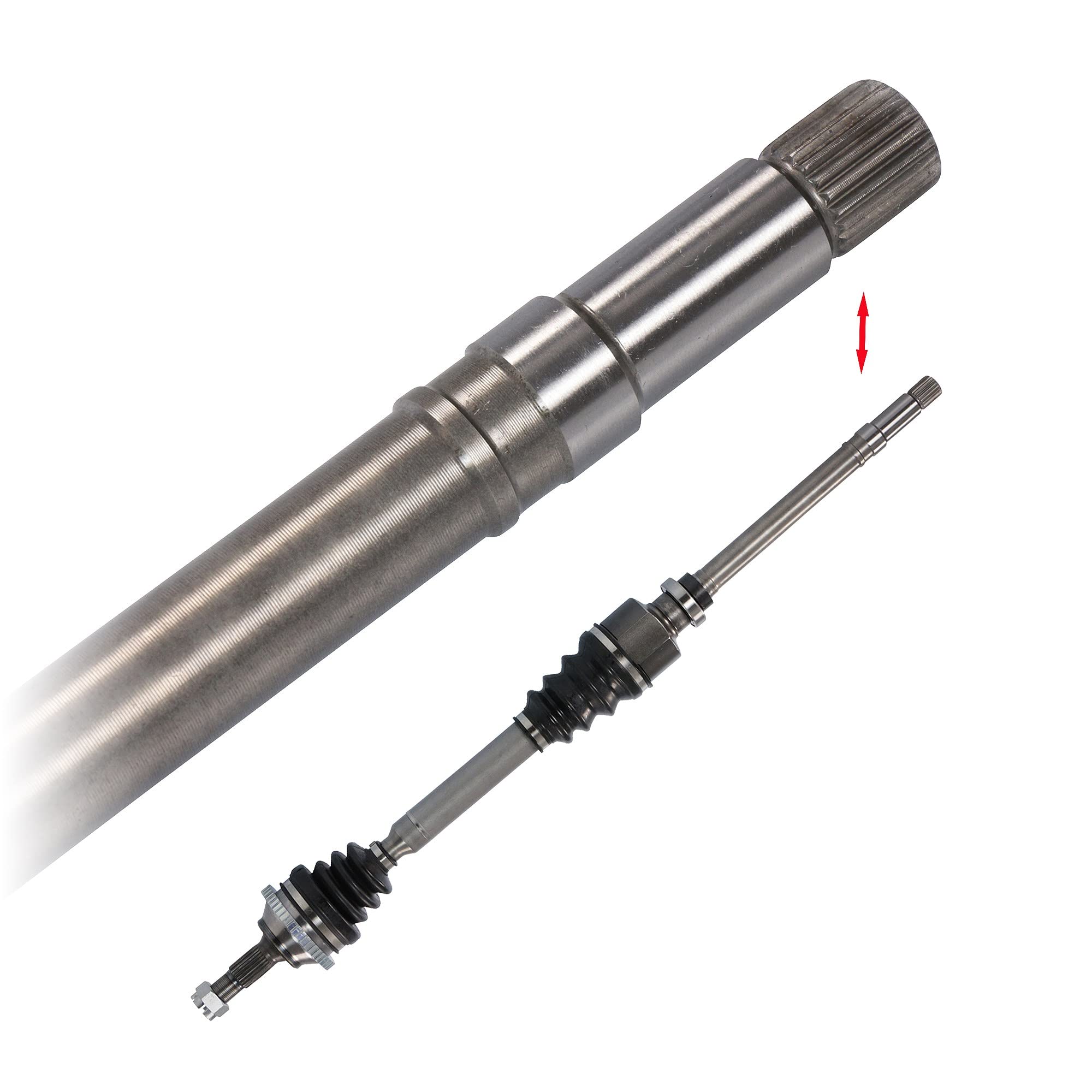 Amazon.fr : ATEC Germany 1x Arbre à cardan avant droit Compatible avec PEUGEOT  206 CC (2D), 206 bicorps (2A/C), 206 SW (2E/K)