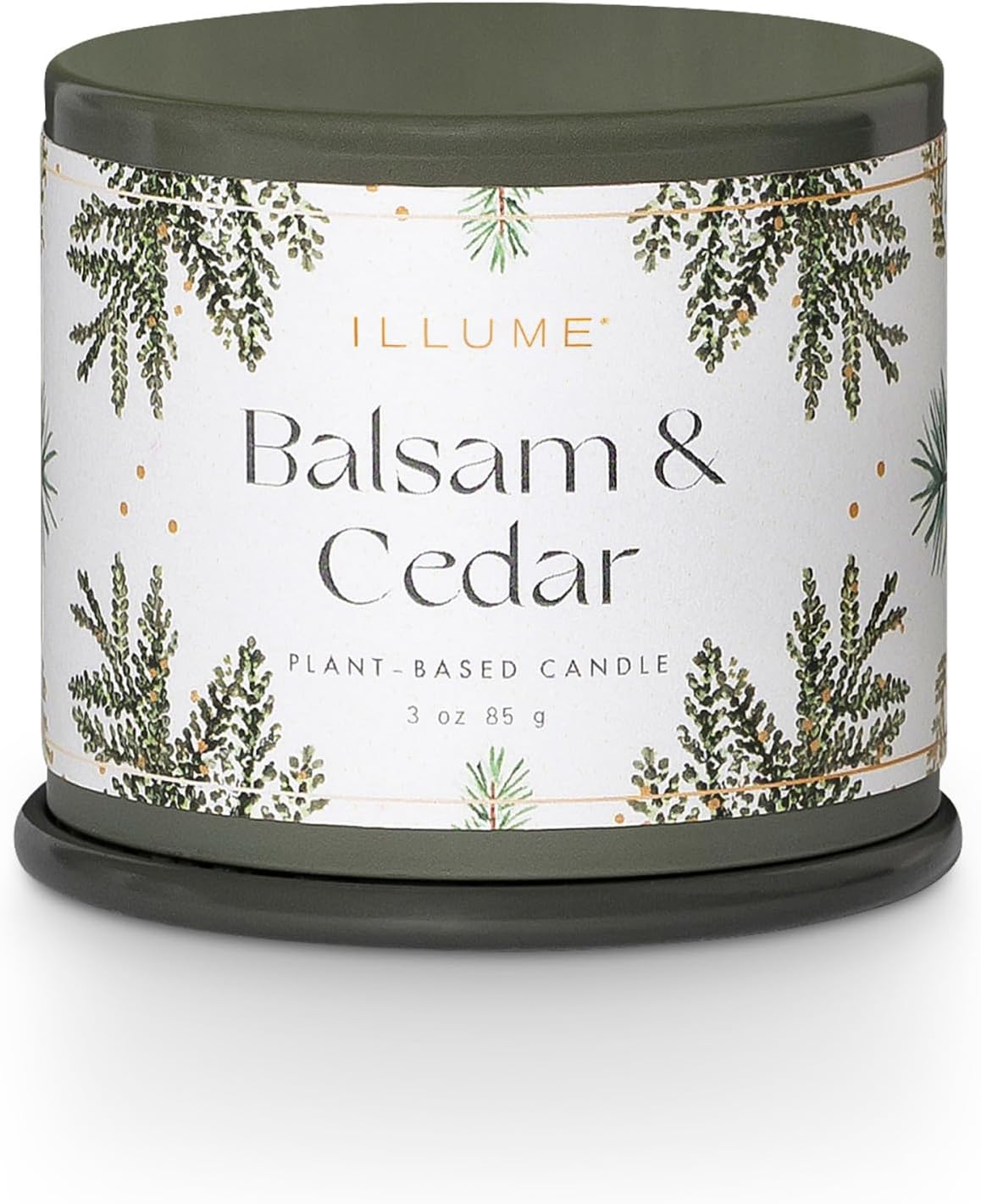 ILLUME Demi Vanity Tin Candle, Balsam & Cedar Amazon.ca Home