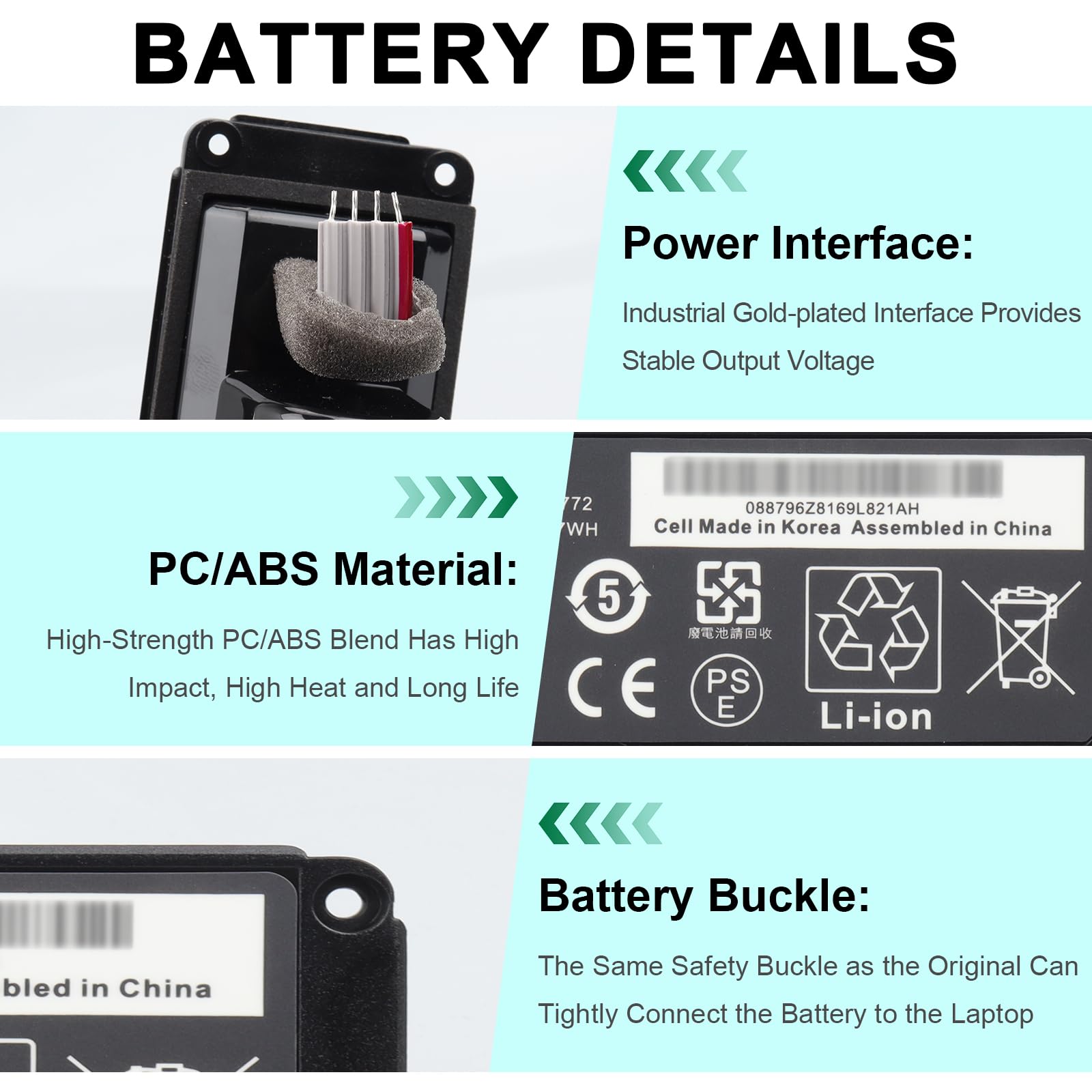 088796 088789 088772 080841 Batería para Bose SoundLink Mini 2, Mini II Batería para Altavoz Bluetooth Bose 7.4V 2330mAh/17Wh Li-Ion