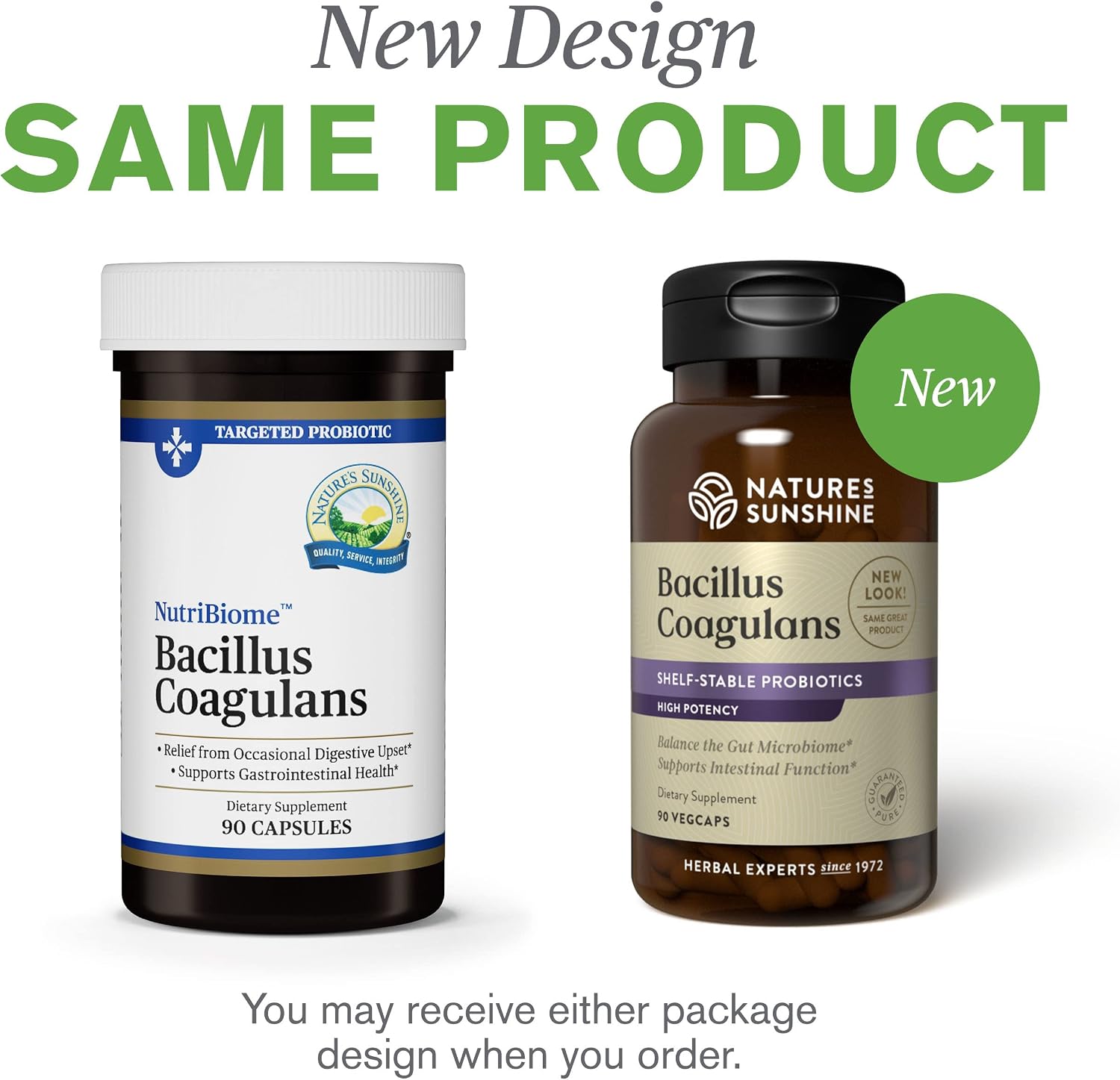 Nature's Sunshine Nutribiome Bacillus Coagulans Probiotics