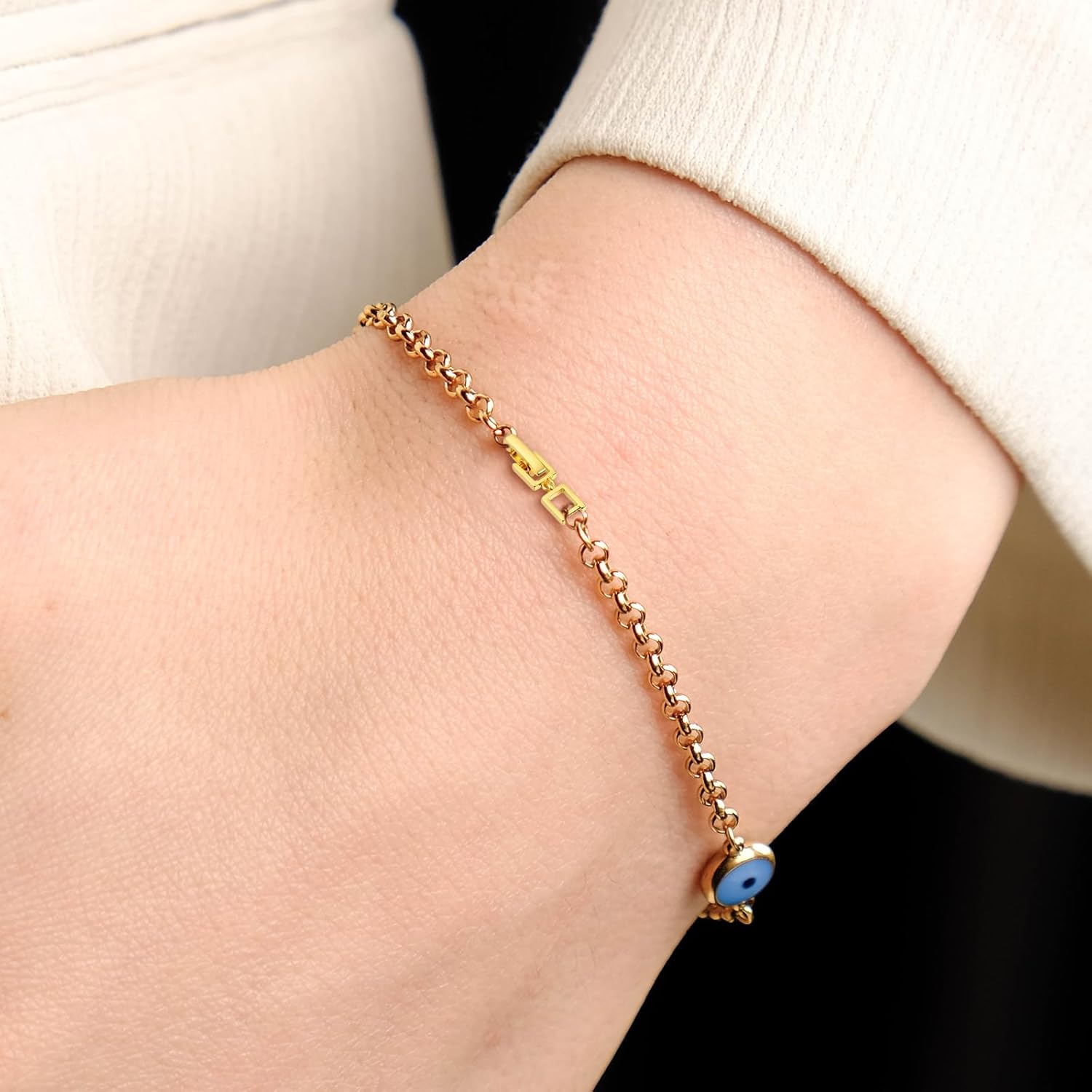 Sibba 6Pcs Bracelet Extender, Bracelet Clasps Closures Gold Silver Necklace Jewelry Extender for Women Necklaces Extension, Bracelets Extension, DIY Crafts - Image 6