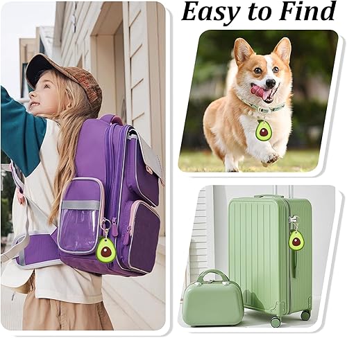 Miniatura 198 de Funda de cuero para llavero para Apple Airtag, funda protectora de AirTag con anillo para llavero, funda antiarañazos para llaves