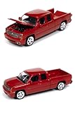 Auto World 2006 Chevy Silverado SS Victory Red Muscle Trucks Series 1&sol;64 Diecast Model Car by AWSP163