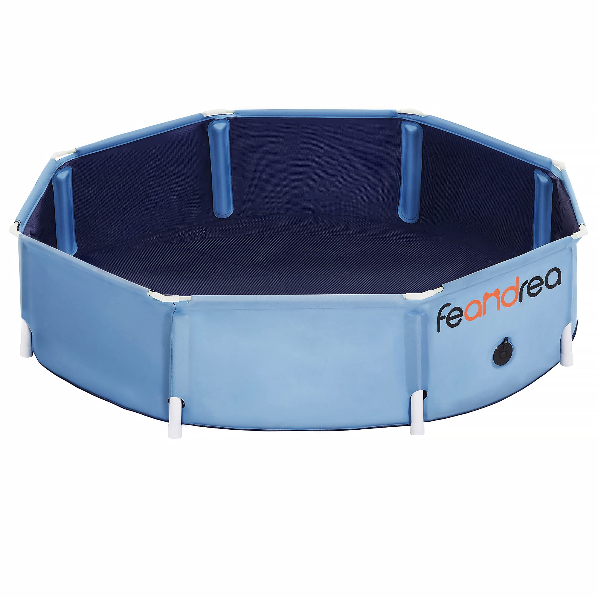 Feandrea Piscine pour Chien, Baignoire Animaux, Bassin Jeux, Bleu PDP003Q01