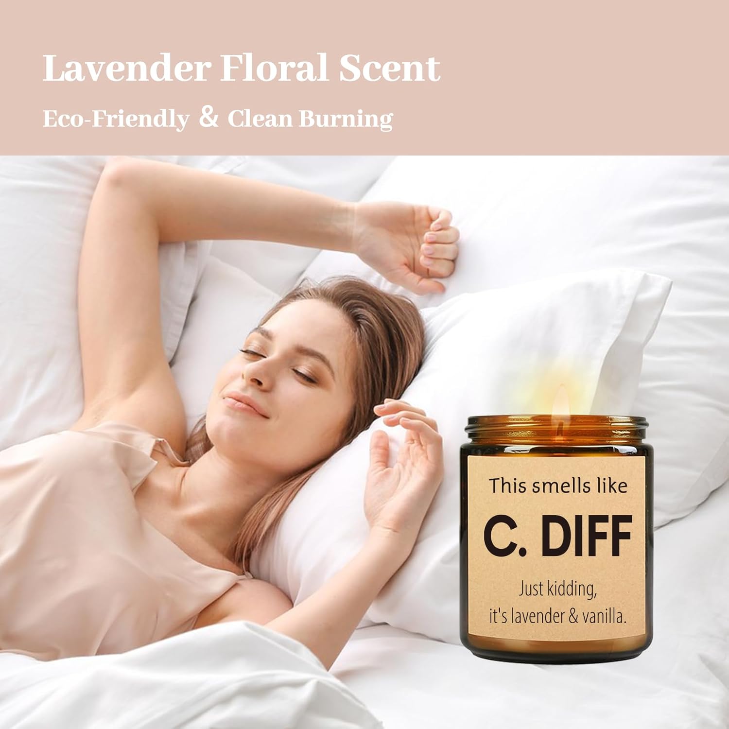 Funny Nurse Gifts for Women Men, Natural Soy Wax Lavender Scented Candle (7oz), Valentines Day Christmas Nurse Week Appreciation Graduation Retirement Gifts for School Future Nicu Nurse Doctor - Image 5