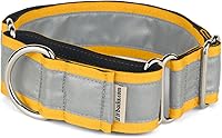 Vista 17 de If It Barks - Collar Martingala reflectante de 1.5 pulgadas con hebilla a presión rápida para perros - Ajustable - Fabricado en Estados Unidos