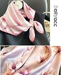 Dailyacc Echarpe de Bandanas pour cheveux pour les femmes léger Mode cou soie tête satiné écharpes pour dormant sacs à main écharpe