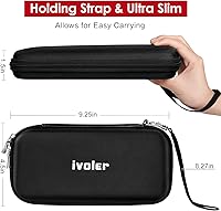 Vista 8 de ivoler Funda de transporte para Nintendo Switch y nuevo modelo Switch OLED 2021 bolsa rígida portátil de transporte para accesorios de Switch