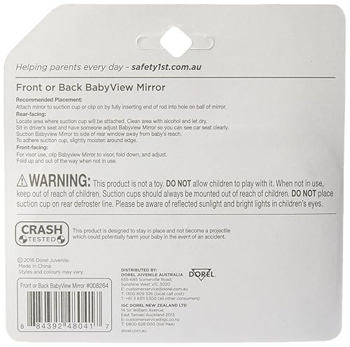 Miniatura 2 de Safety 1st Espejo Babyview delantero o trasero para bebé a bordo