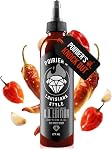 Heartbeat Hot Sauce Poirier's Knock Out 2-Pack, 177 mL x2, 8/10 Heat, Extra Hot Louisiana Sauce For Wings, Pizza And Tacos
