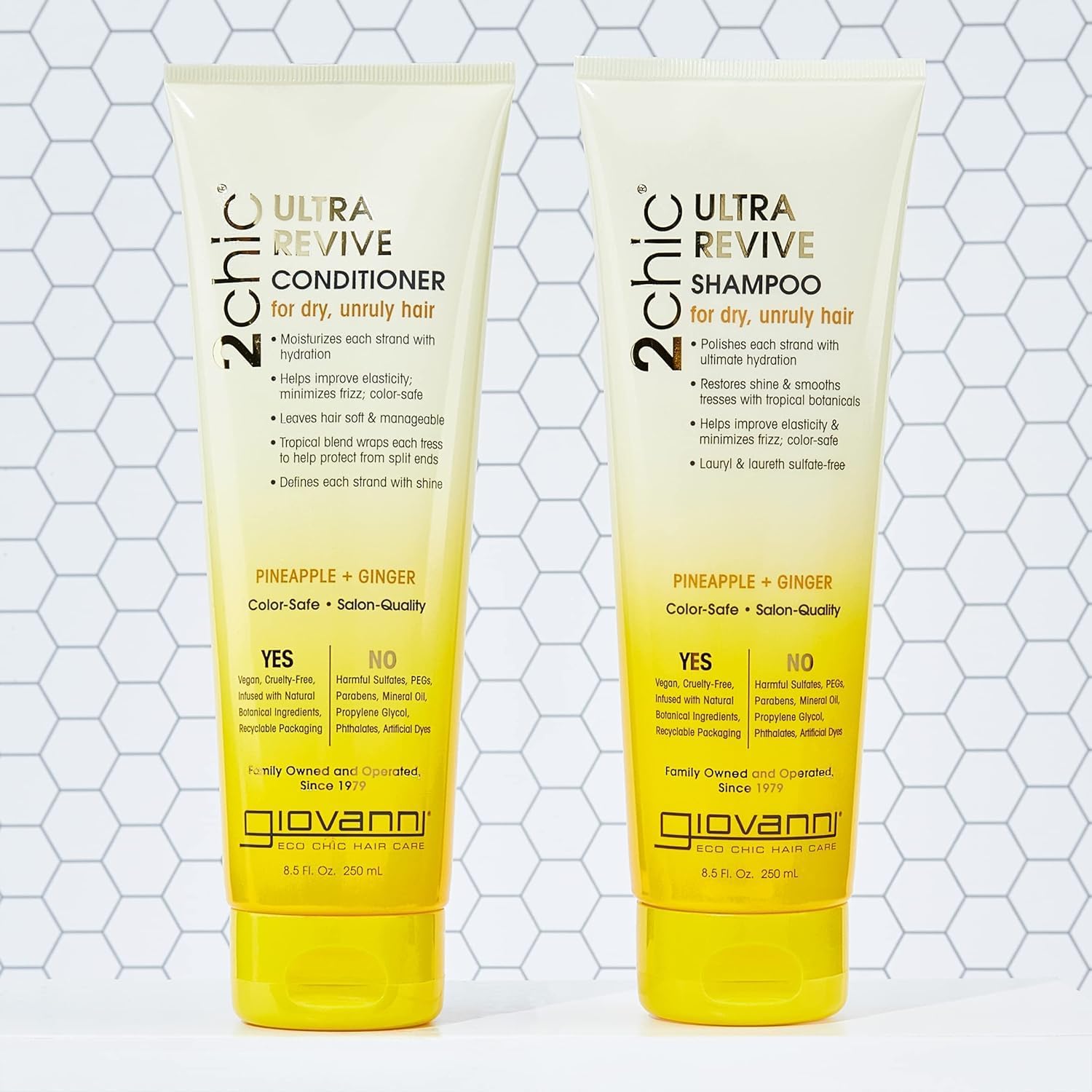 GIOVANNI 2chic Ultra-Revive Conditioner, Color Safe, 24 oz