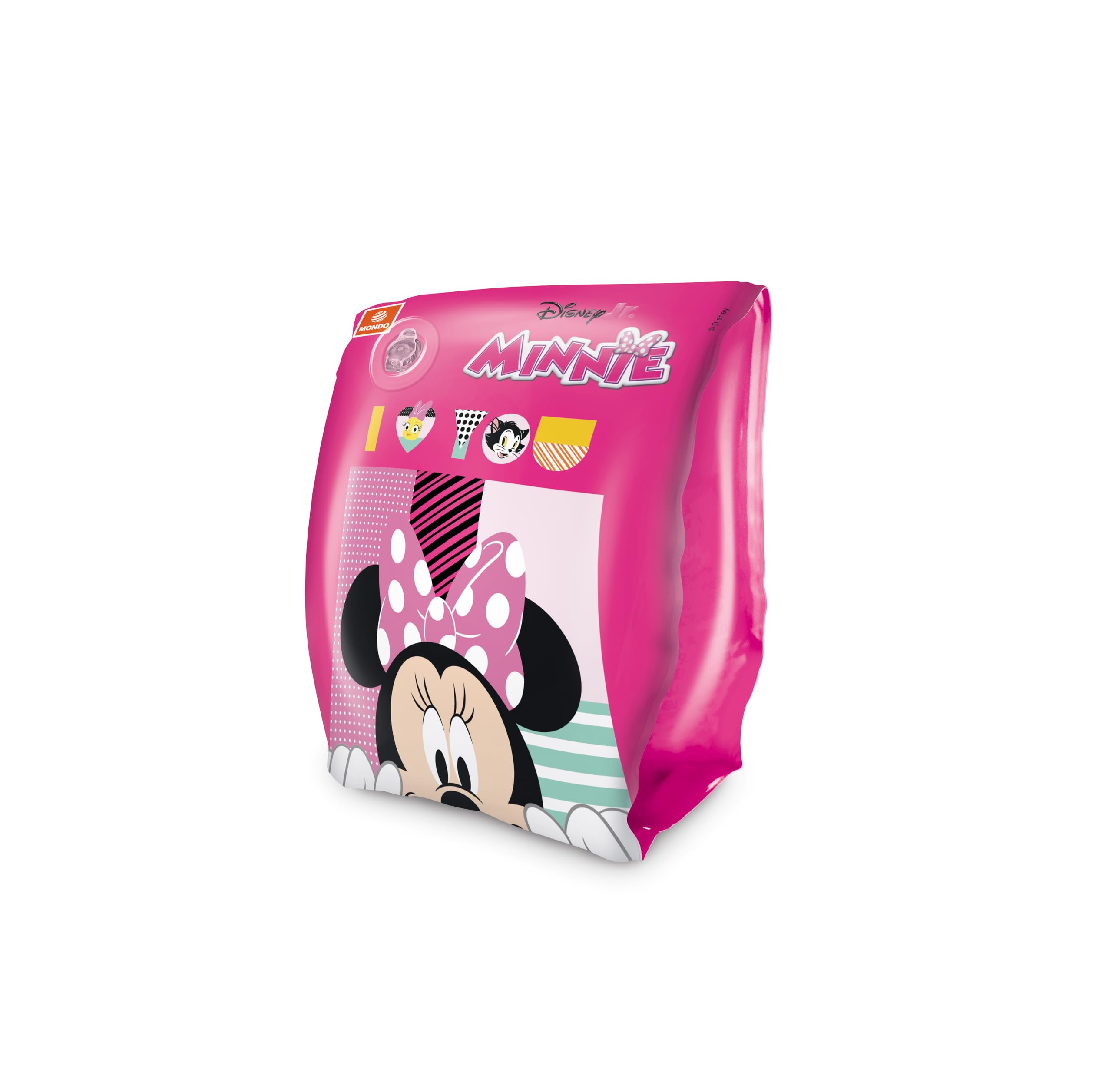 Mondo Minnie Mouse Inflatable Arm Bands for Kids, Pink, Disney Theme โ image 1