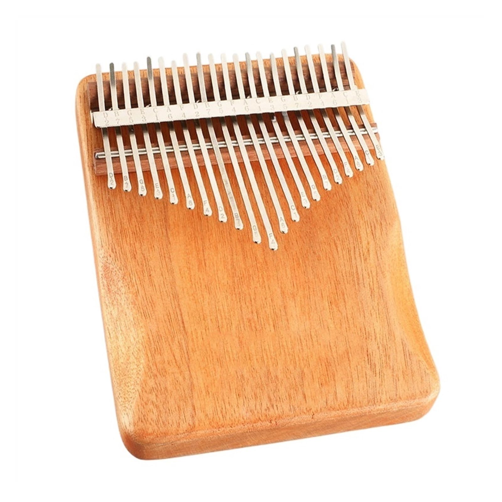 kalimba mini Płytowy mahoniowy fortepian w kolorze drewna 21-tonowy fortepian kciukowy kalimba przenośny instrument muzyczny dla początkujących