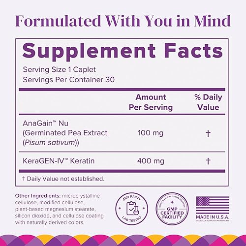 Miniatura 2 de Barimelts Hair Health+ - Ayuda a reducir el adelgazamiento del cabello para usuarios de GLP-1 o pacientes bariátricos - Suplemento para el