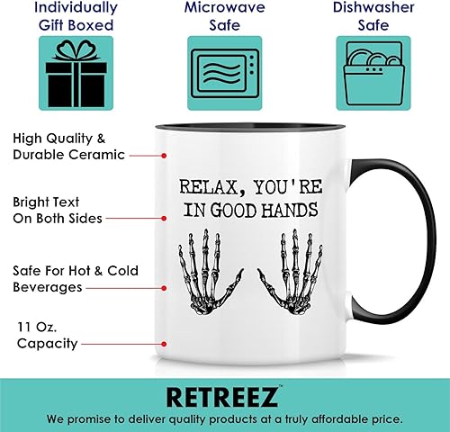 Vista 120 de Retreez Taza divertida – Trust Me I'm Almost a Doctor - Tazas de café de cerámica de 11 onzas – Divertido, sarcasmo, sarcástico, motivacional