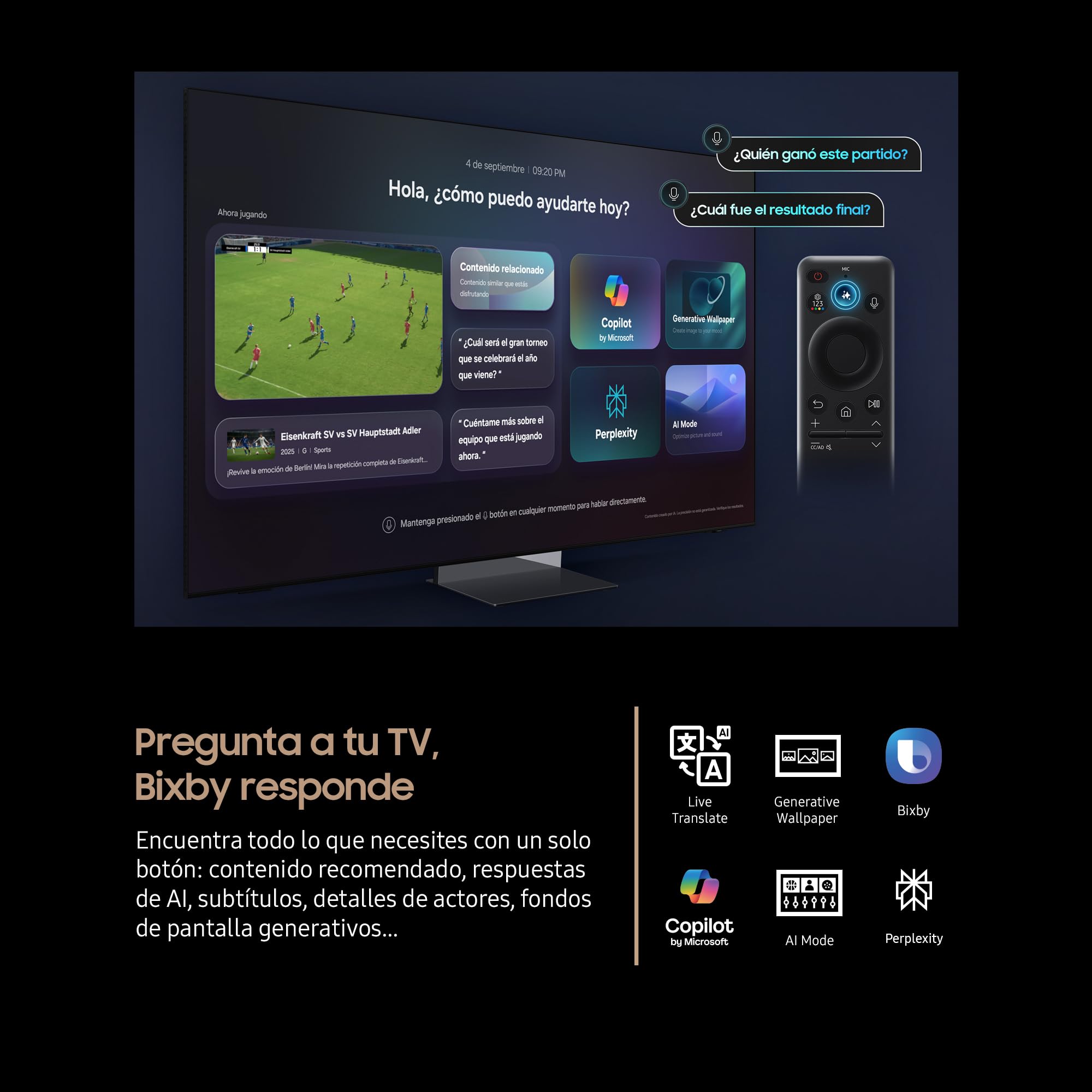 Samsung TV 55 Pulgadas OLED S95F 4K Smart TV con Vision AI, Pantalla SIN Reflejos y Paquete de contenidos Rakuten TV [Clase de eficiencia energética G]