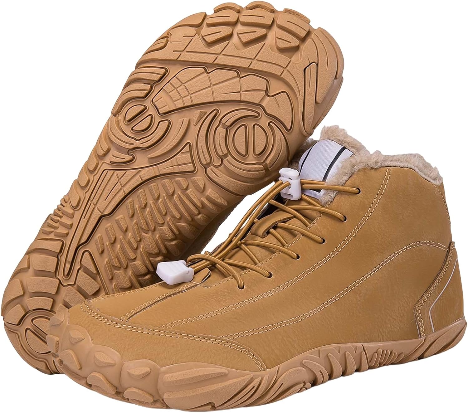Snow Boots for Men Waterproof Slip Resistant Hiking Boots Lightweight Warm Walking Shoes Casual Work Boot Comfortable Durable Rubber Sole Shoes