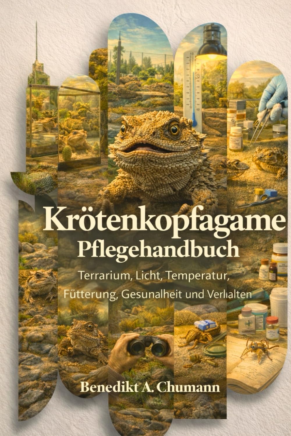 Krötenkopfagame Pflegehandbuch: Terrarium, Licht, Temperatur, Fütterung, Gesundheit und Verhalten