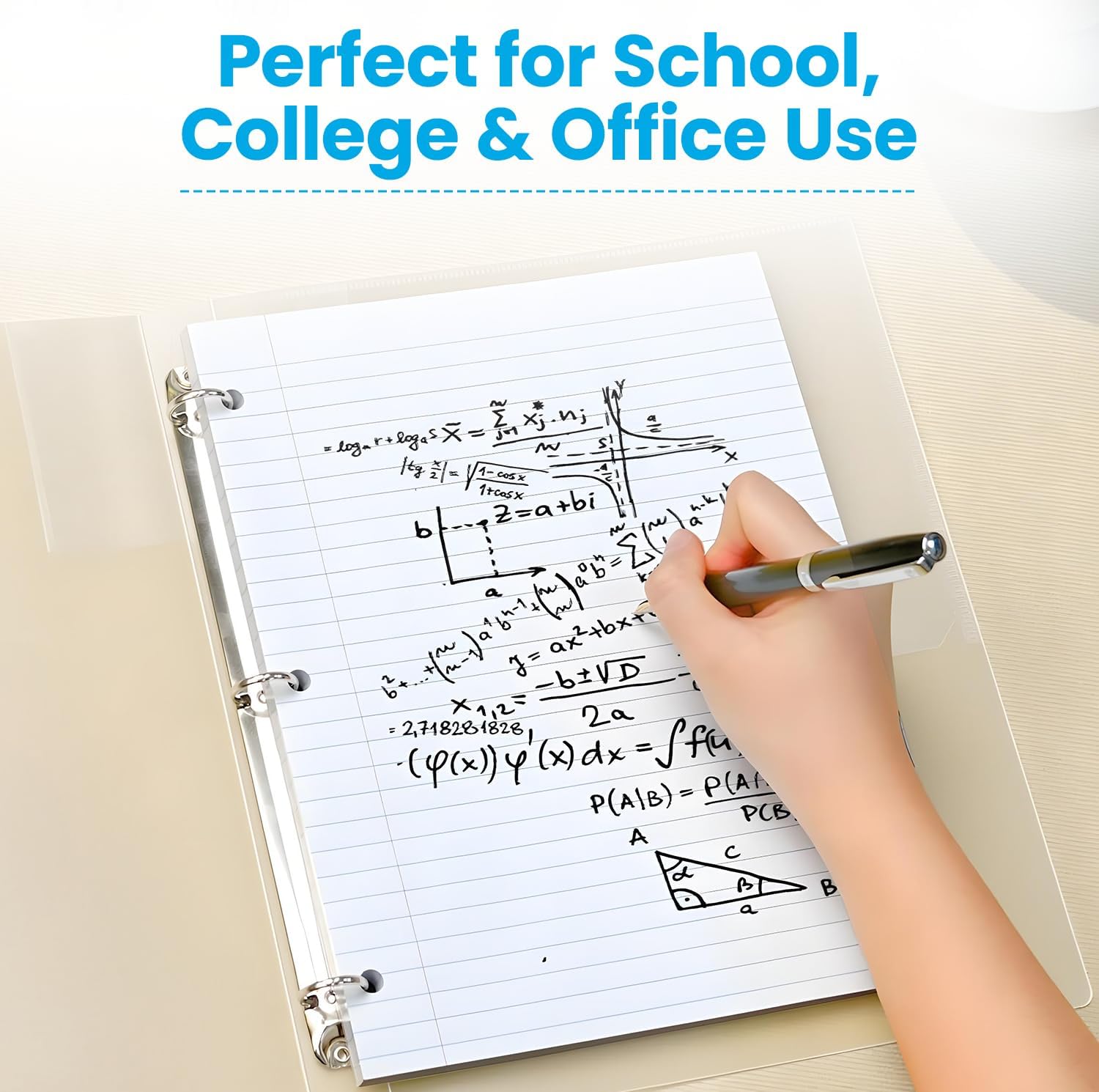 Oxford Ruled Index Cards 3"x5" (500 Cards) & Oxford Filler Paper 8"x10-1/2" (500 Sheets) - Wide Ruled, 3 Hole Punched, Ideal for Study Flashcards, Notes, Recipes, and Organizing - School & Office Use