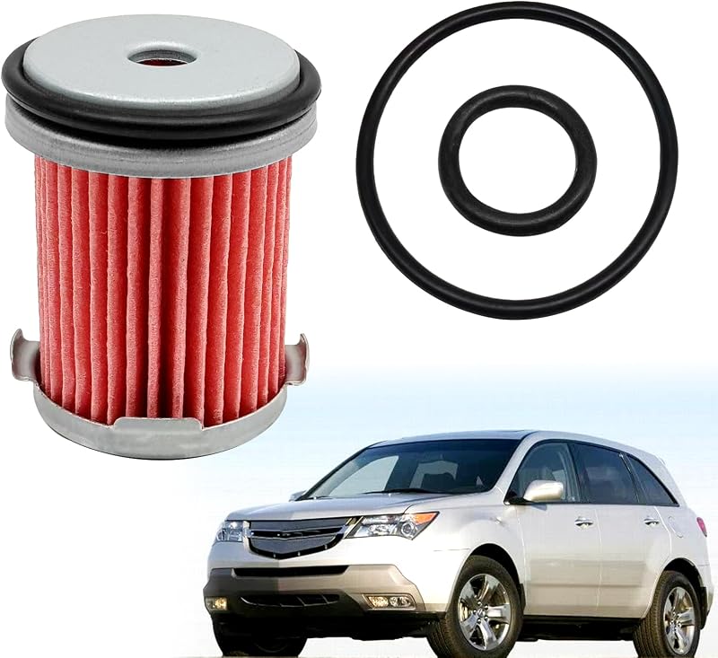 Filtro de transmissão automática Dunviku com anéis O-ring para Honda e Acura – Kit com 1 filtro e 3 anéis