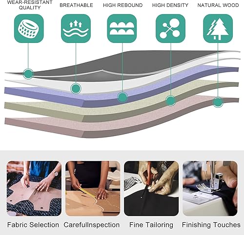 Miniatura 4 de Silla de oficina grande y alta de 500 libras, silla de escritorio ergonómica con soporte lumbar, silla giratoria giratoria ajustable resistente de