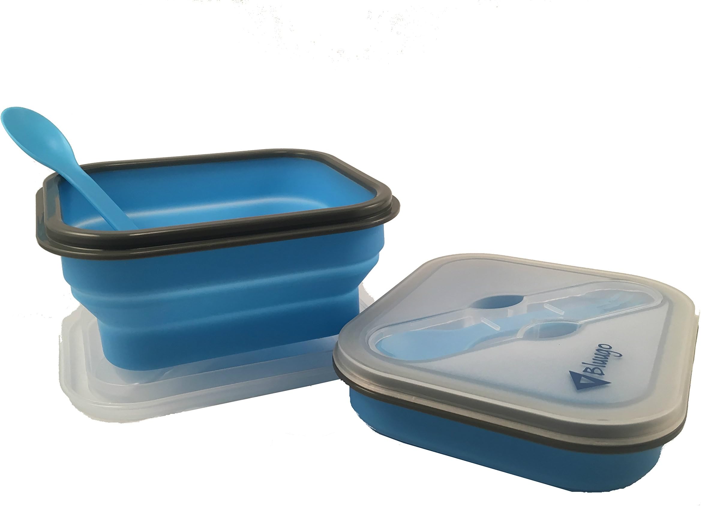 Collapsible Silicone Food Containers - set of 2