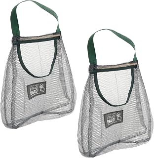 2pcs Hanging Vegetable Mesh Bags for Garlic Onions Ginger Storage Reusable Air Circulation for Kitchen Organization