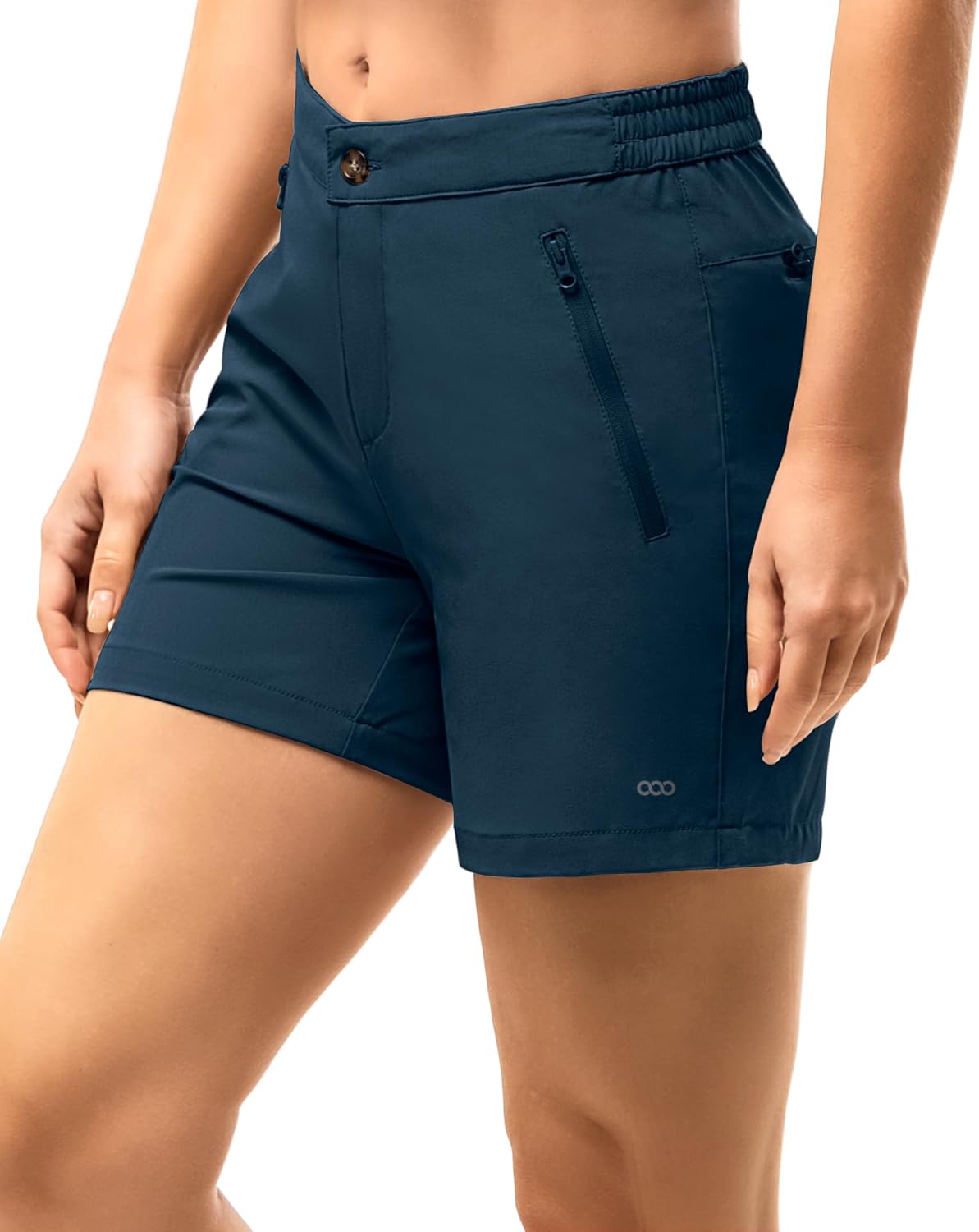 33,000ft Womens Golf Shorts 5 Inch Inseam Quick Dry Ladies Stretch Packable Hiking Casual with 4 Pockets