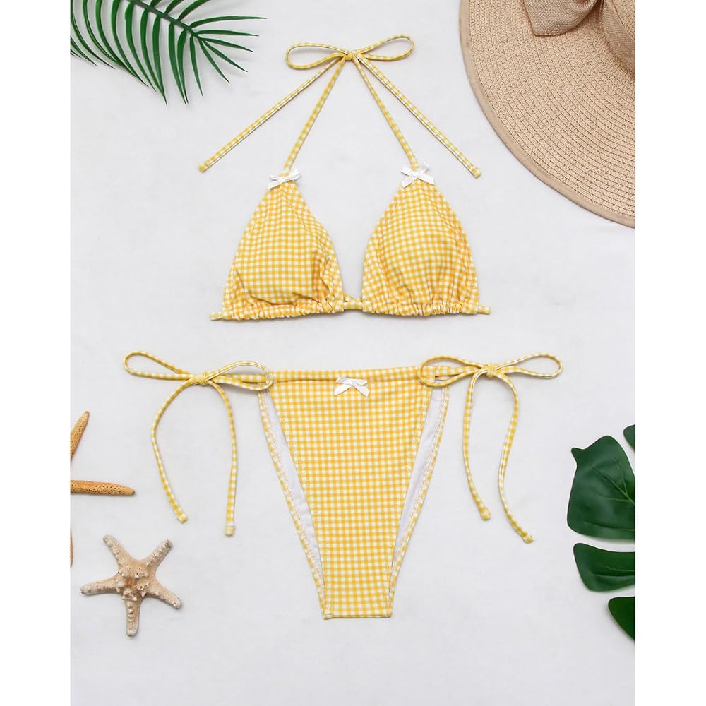 Passionate Adventure Bikinx Whip Stitch Triangle Thong Bikini