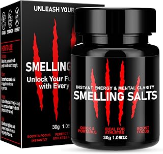 Enhanced Focus & Explosive Force, Potent Salts Wake Up for Athletes, Salts for Athletes in Hockey, Weightlifting and Powerlifting - Activate Before Smelling, Instant Energy-30g-Red-68