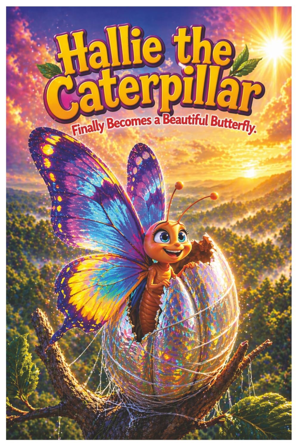Hallie the Caterpillar’s Magical Journey.: A heartwarming story about becoming a beautiful butterfly.