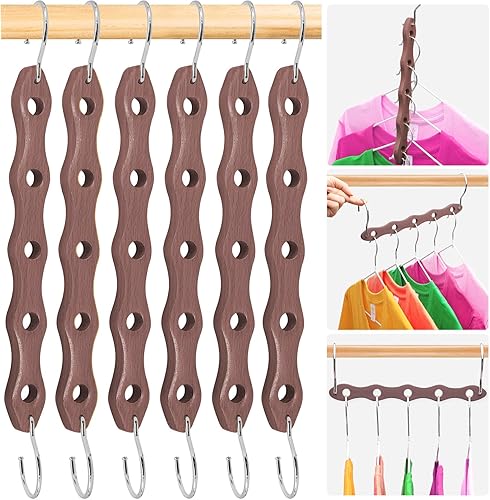 Organizadores y almacenamiento de armario, perchas de madera resistentes que ahorran espacio, artículos esenciales para el dormitorio del hogar para