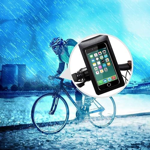Miniatura 7 de Funda impermeable para teléfono para bicicleta, rotación de 360, bolsa para manillar de bicicleta, bolsa de pantalla táctil para iPhone 11 XS Max XR