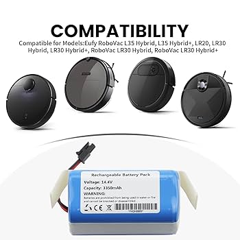 ANTIEE 14.4V 48.24Wh 3350mAh Replacement Battery for Eufy