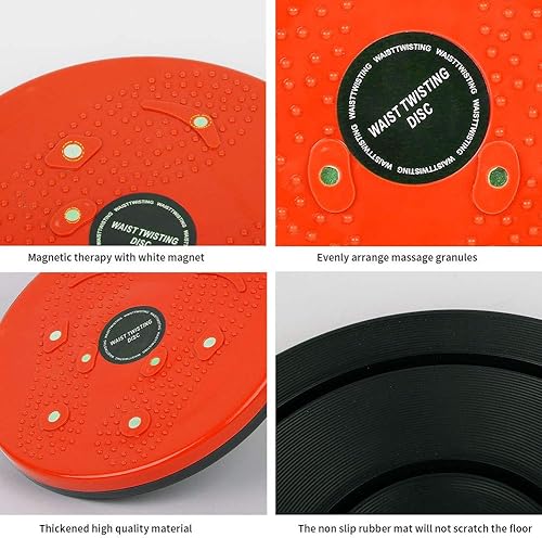 Miniatura 5 de THBII Disco de cintura torcido, tablas de torsión para la cintura, ejercicio aeróbico, fitness, delgada, tabla giratoria para mujer, equipo