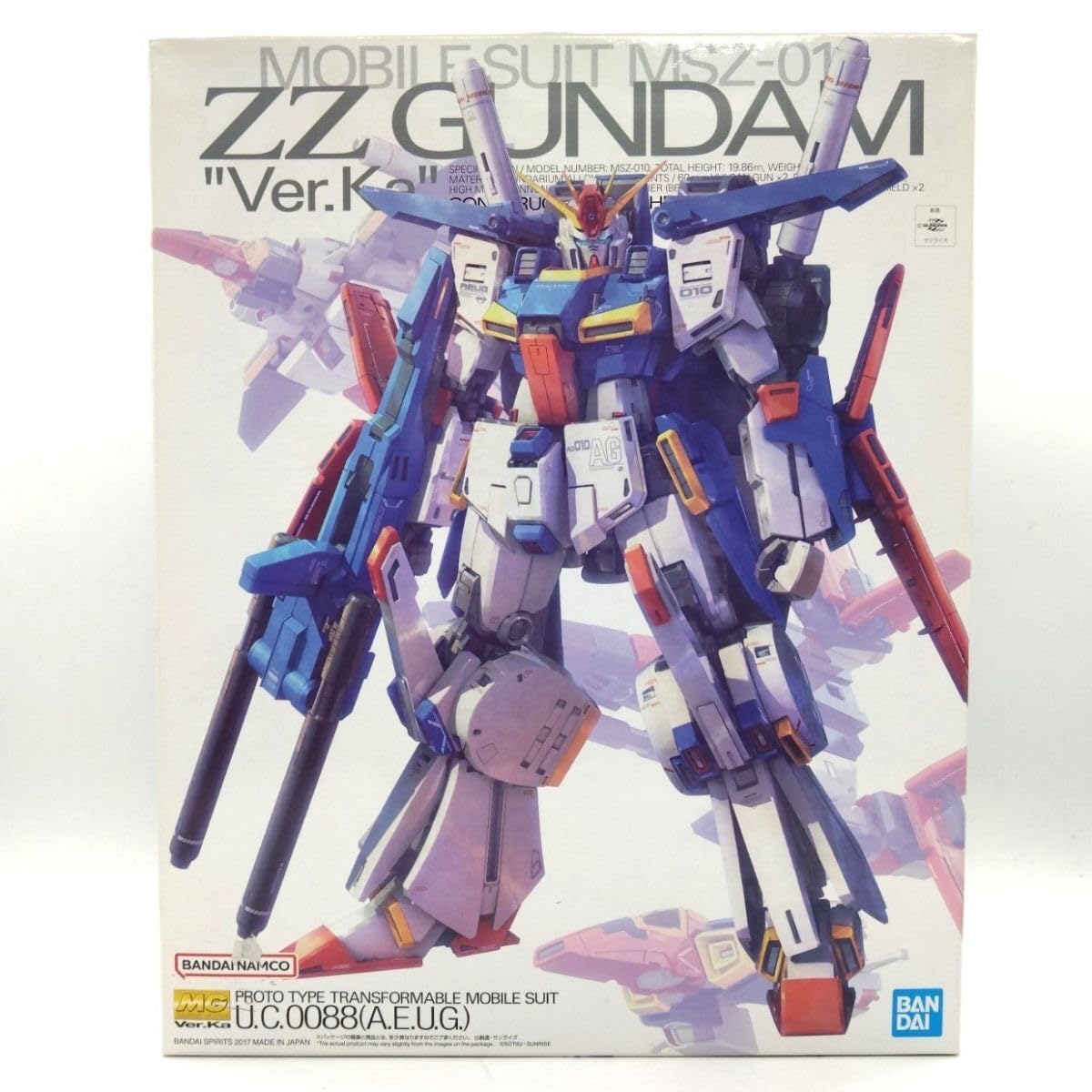 Amazon | ⑥ MG 1/100 ダブルゼータ Ver.Ka GP-MG-B-4573102631510