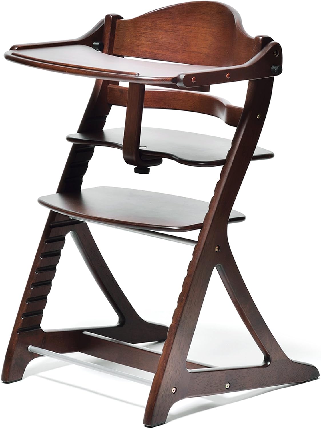 Marukatsu 木製ハイチェア ブラウンクッション付き Vita ヴィータ 木製