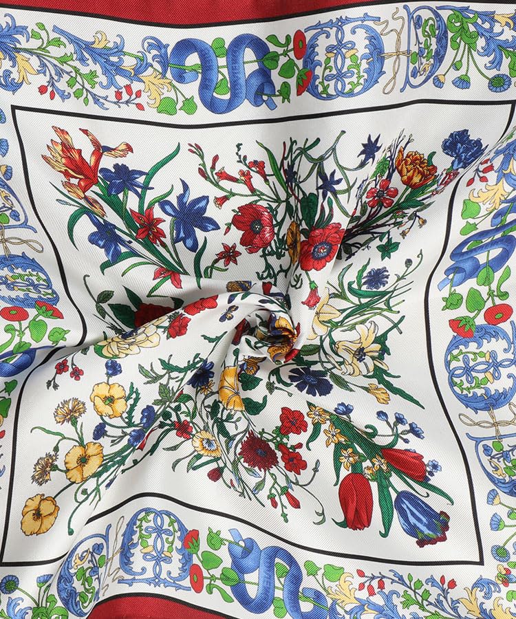 Image of Italian 100% Silk Pocket Square, Premium Small Batch Accessory for Men, 32x32 cm (12.5''x12.5''), One Side Print