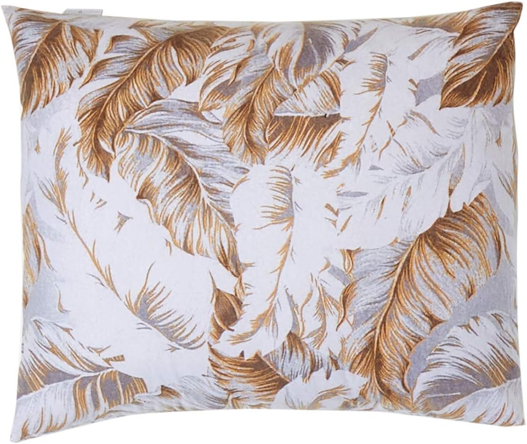 Heckett Lane Rosel Duvet Cover, 100% Cotton Flannel, Pale Gold, 240 x 220 Cm, 1.0 Pieces