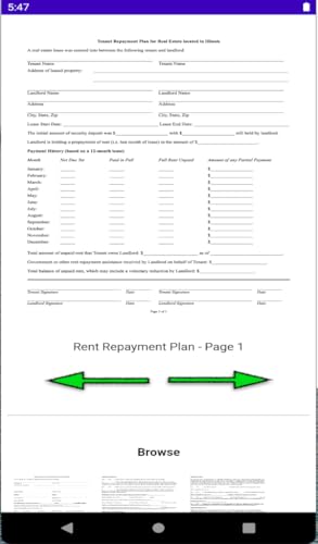 Rent Repayment Plan