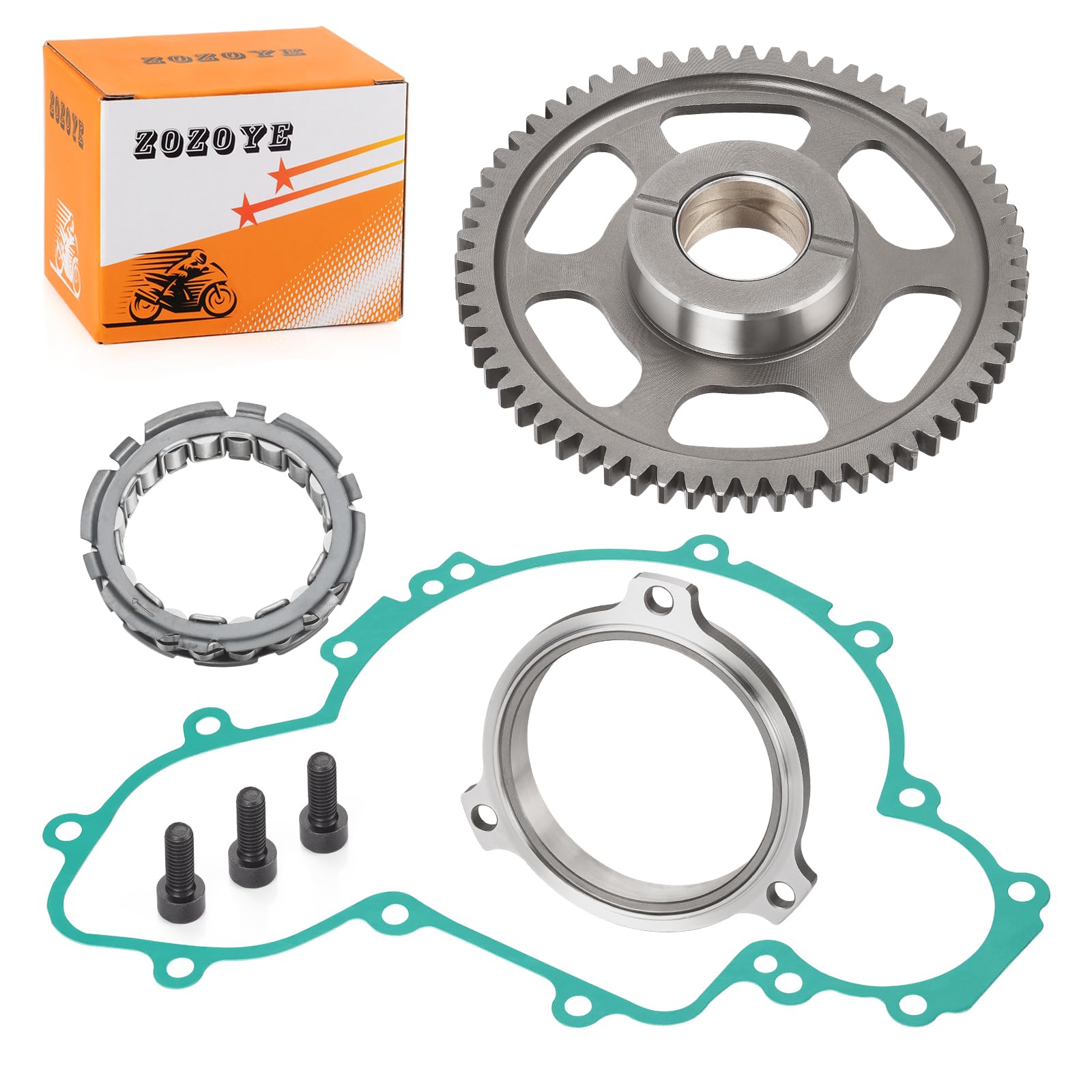 Kit de juntas de engranaje loco de embrague de arranque de rodamiento unidireccional para Polaris RZR 900 XP 2011-2012 RZR 900 XP 4 2012 6230467 1204184