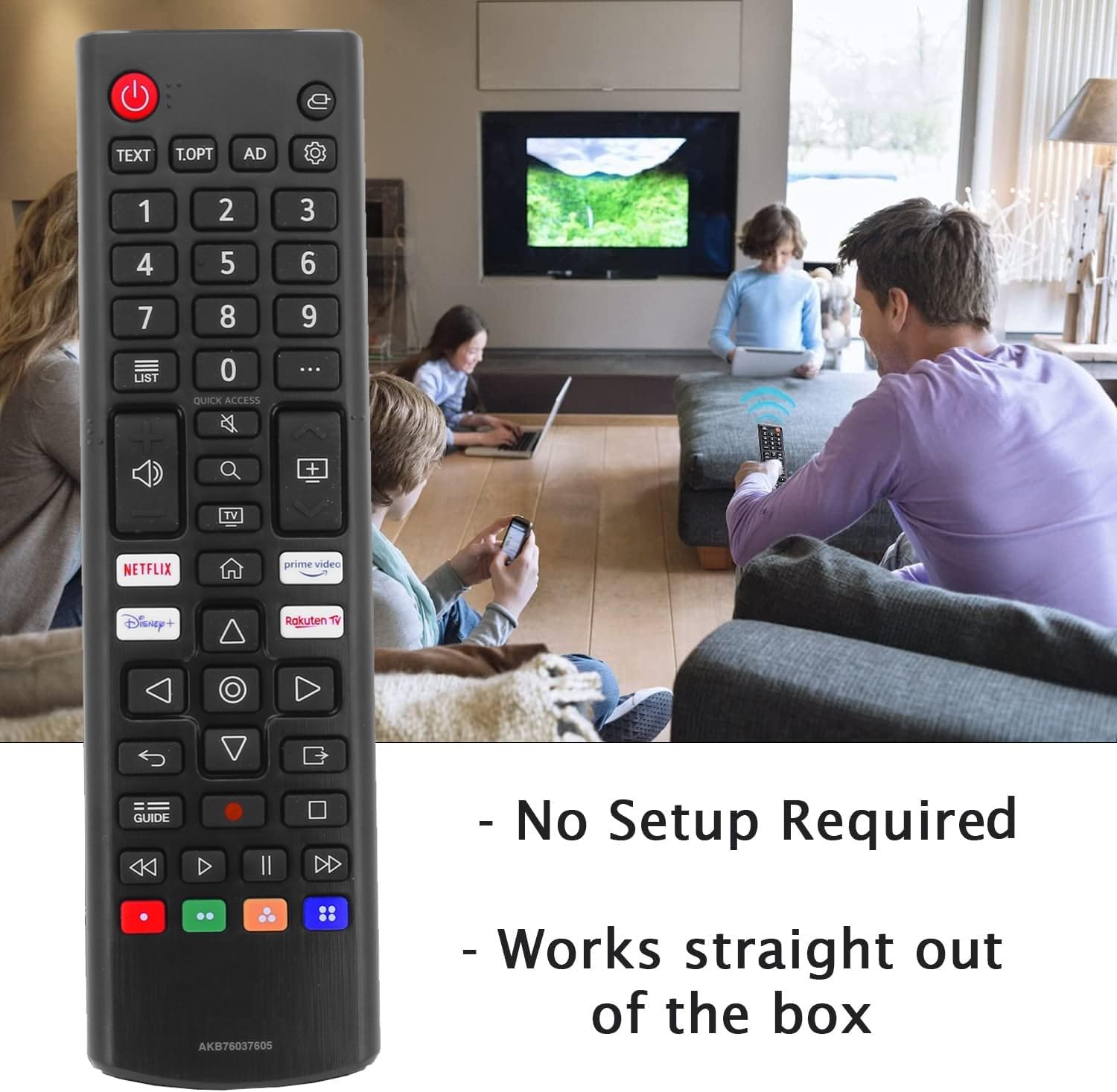 ALLIMITY AKB76037605 Sostituzione del Telecomando per LG 4K 8K OLED UHD