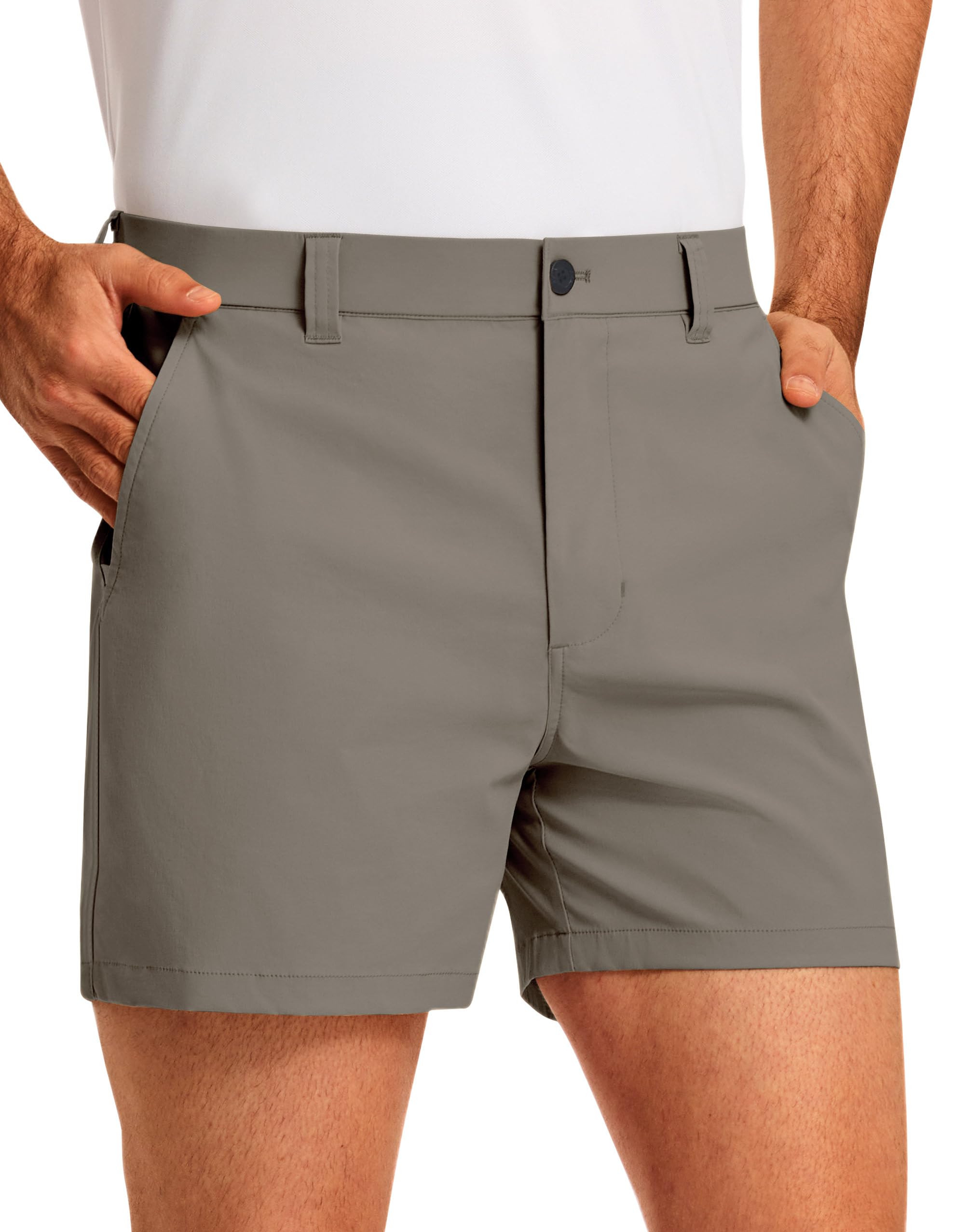 PULI Men's Golf Shorts 5'' Inseam Waterproof Quick Dry Stretch Breathable