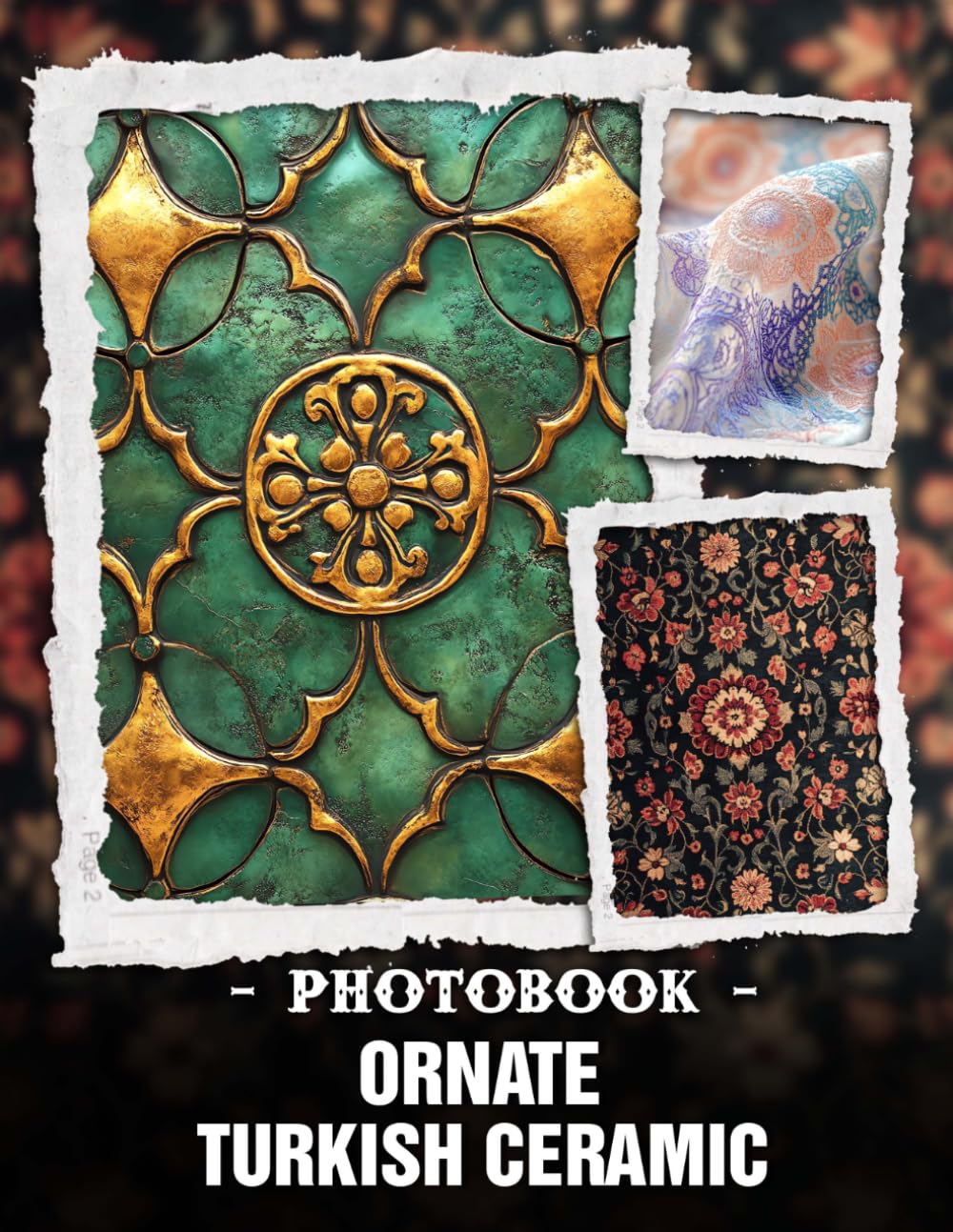 Ornate Turkish Ceramic Photo Book: Intricate Ottoman Patterns And Vibrant Turkish Tiles Captured In Rich Cultural Imagery For Exquisite Interior Design Inspiration