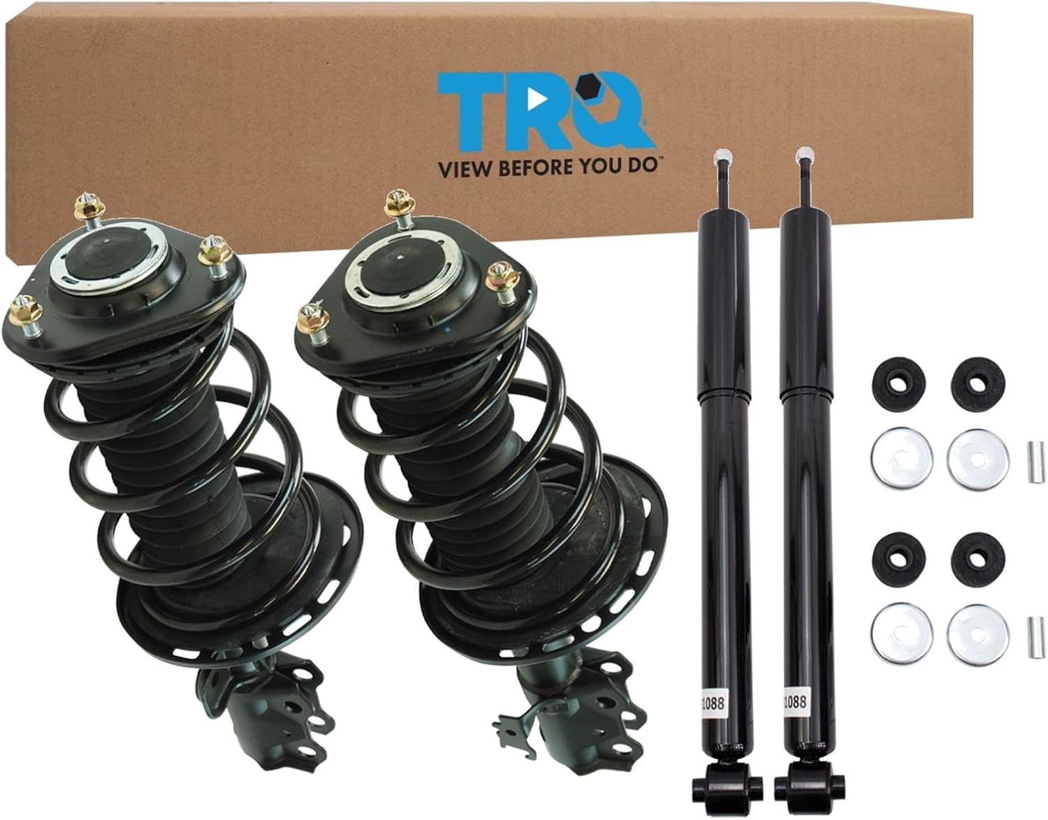 TRQ Complete Strut and Shock Kit for 2011–2016 Scion tC