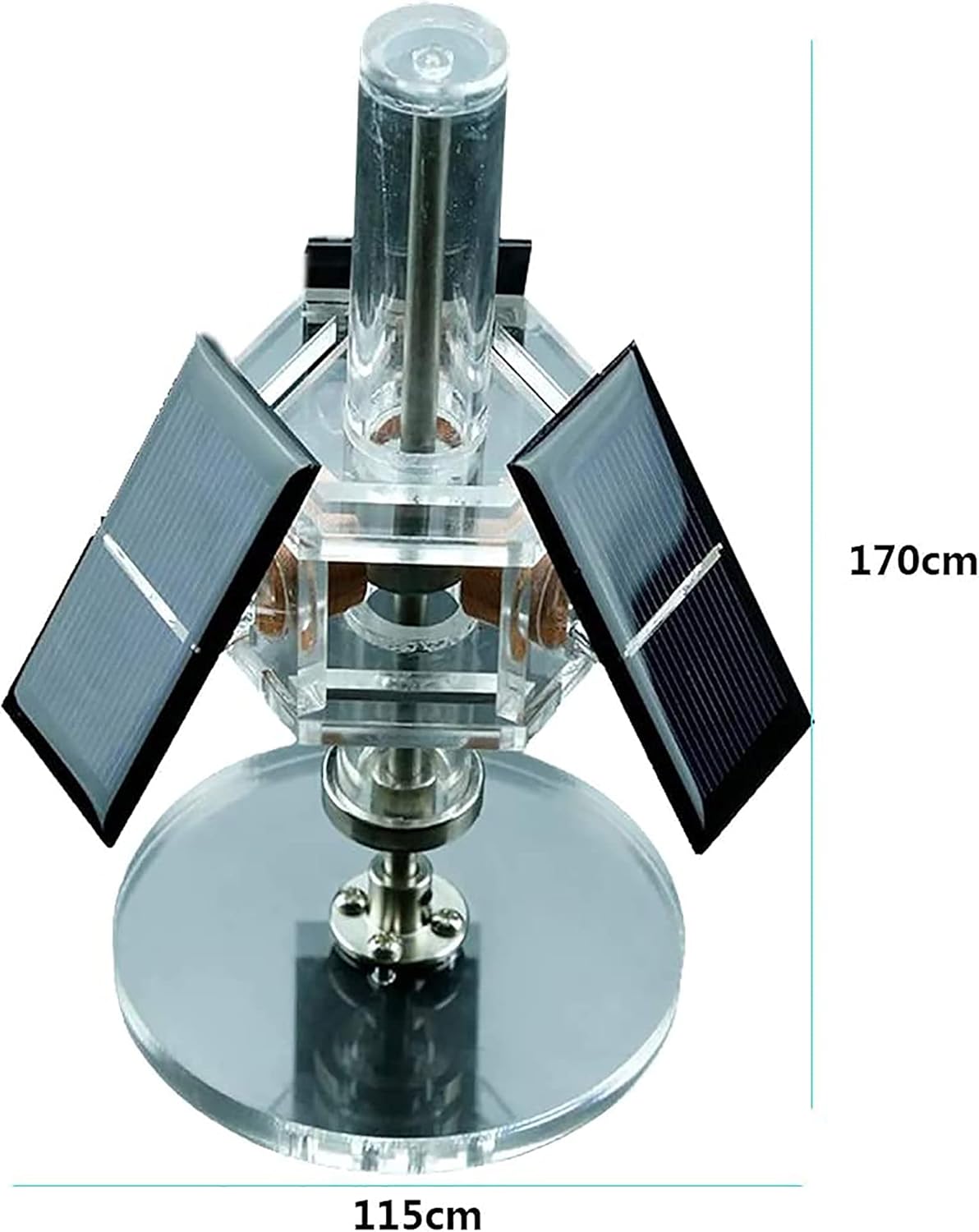 Physics Magnetic Levitation Solar Motor Three-Sided Vertical Brushless Motor Magnetic Levitation Educational Model Scientific Experiment Tools